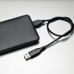 外付けHDDの修理(TOSHIBA)の写真