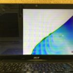 ディスプレイの傷（Lenovo/ThinkPad）の写真