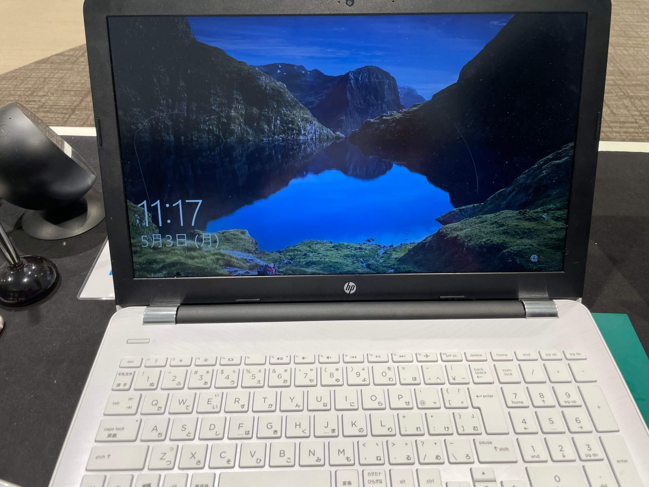 画面割れてる!!【HP ヒューレットパッカード ノートパソコン