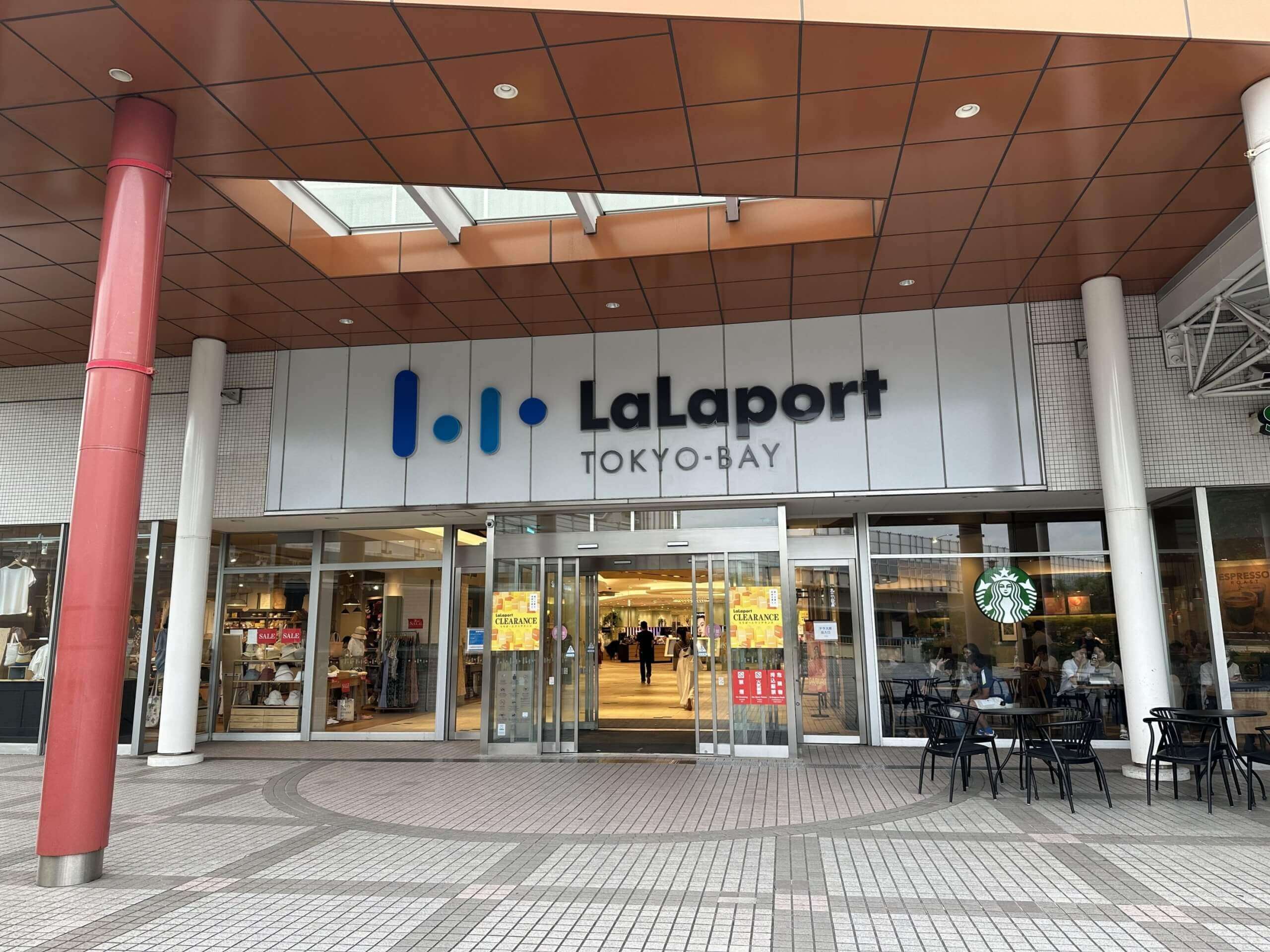 南船橋駅下車の場合は2階南館入り口から入館します
