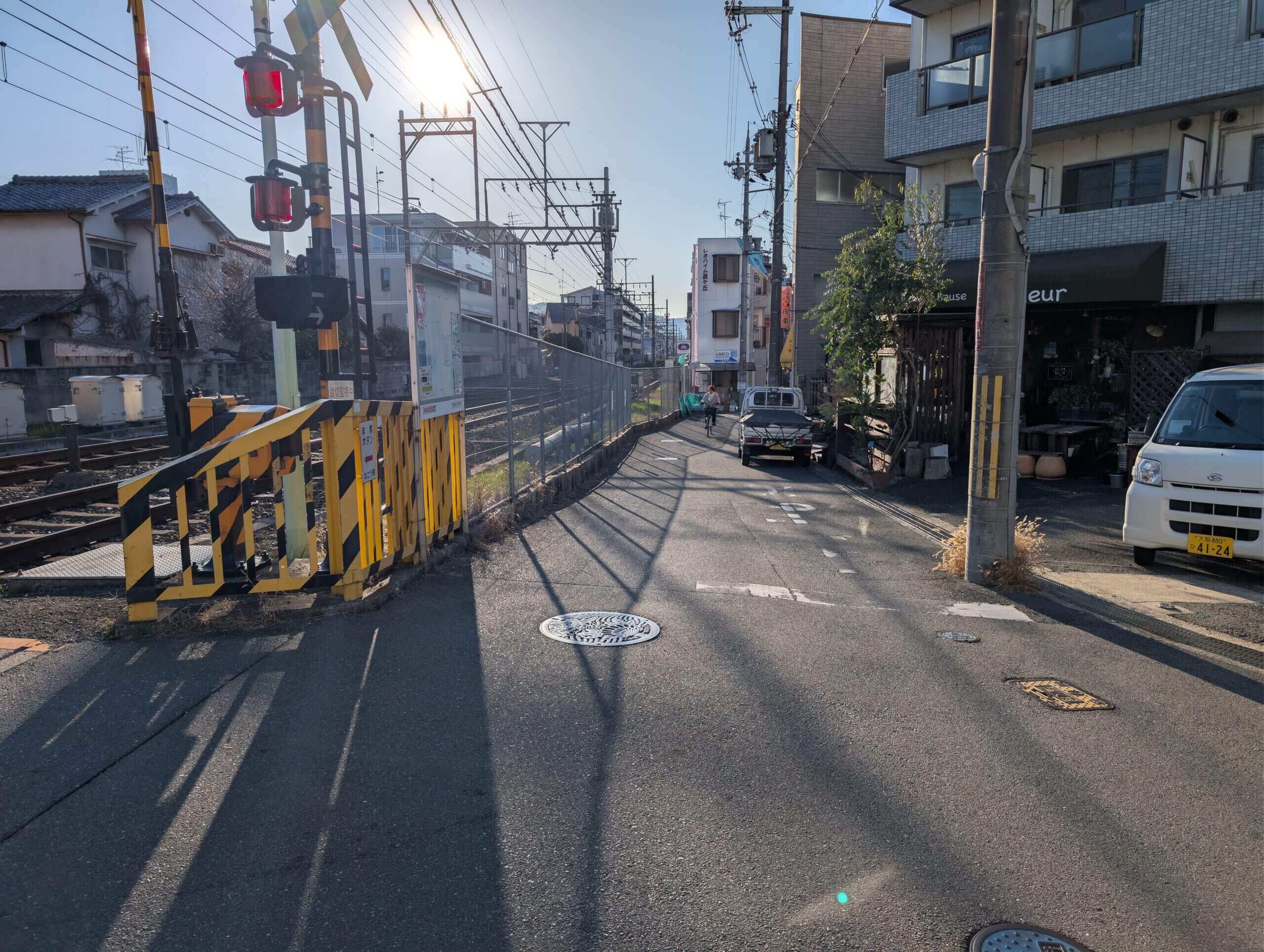 改札を背にして直進